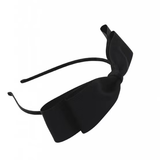 Korean Style Quirky Black Bow Headband for Girls - Cute Sweet Baby-Chan Hair Accessory Korean Style Quirky Black Bow Headband for Girls - Cute Sweet Baby-Chan Hair Accessory