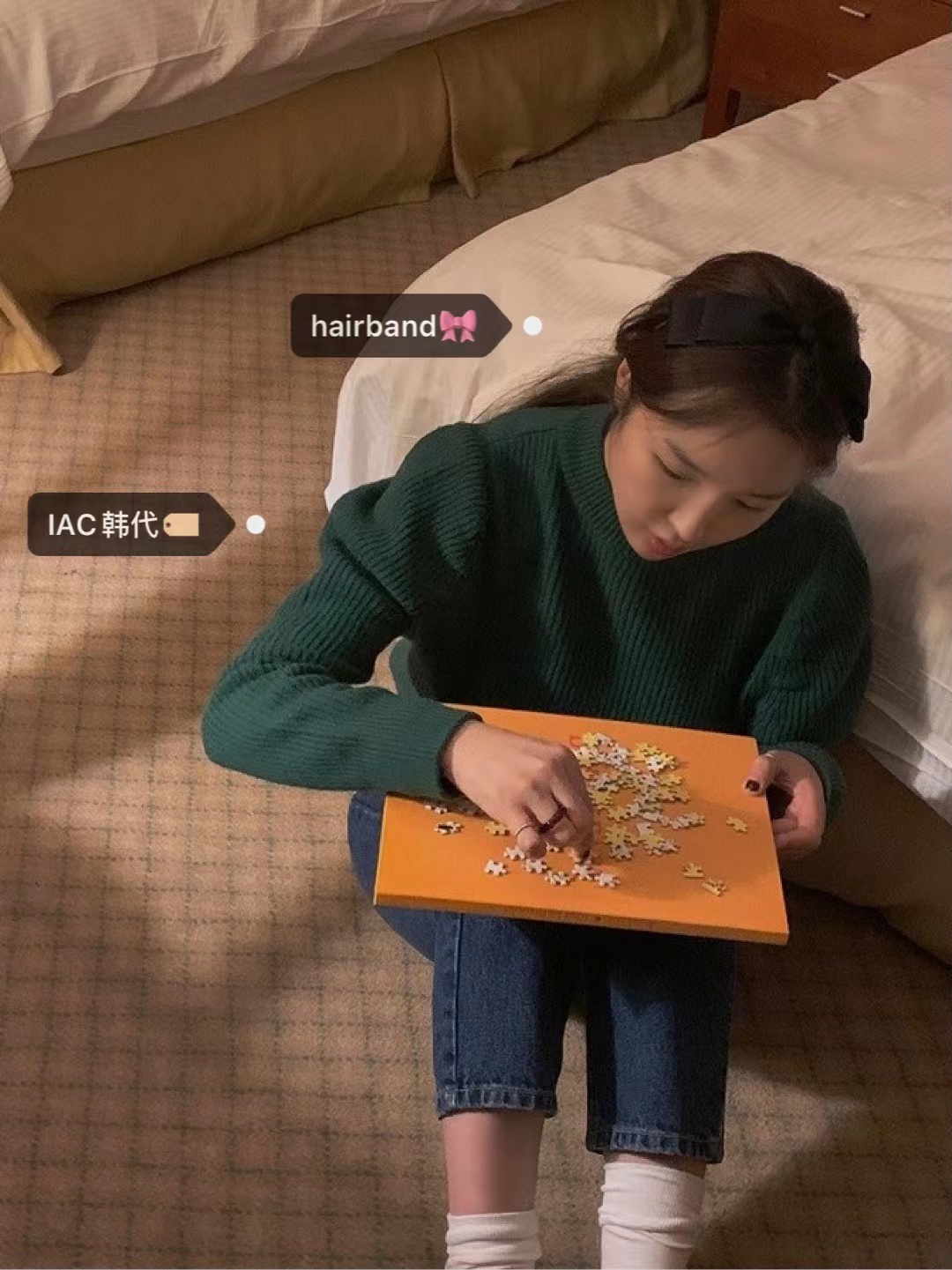 Korean Style Quirky Black Bow Headband for Girls - Cute Sweet Baby-Chan Hair Accessory Korean Style Quirky Black Bow Headband for Girls - Cute Sweet Baby-Chan Hair Accessory