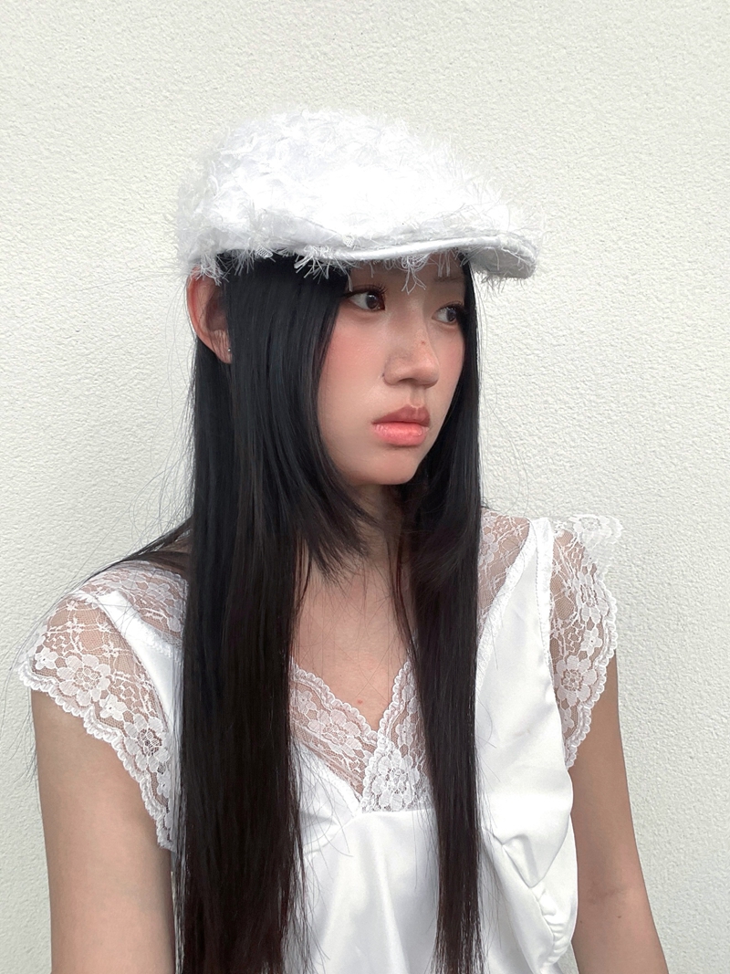 Korean Style Retro Bow Cap - Cute Thin Breathable Duckbill Hat for Spring & Summer - Niche Fashion Accessory Korean Style Retro Bow Cap - Cute Thin Breathable Duckbill Hat for Spring & Summer - Niche Fashion Accessory