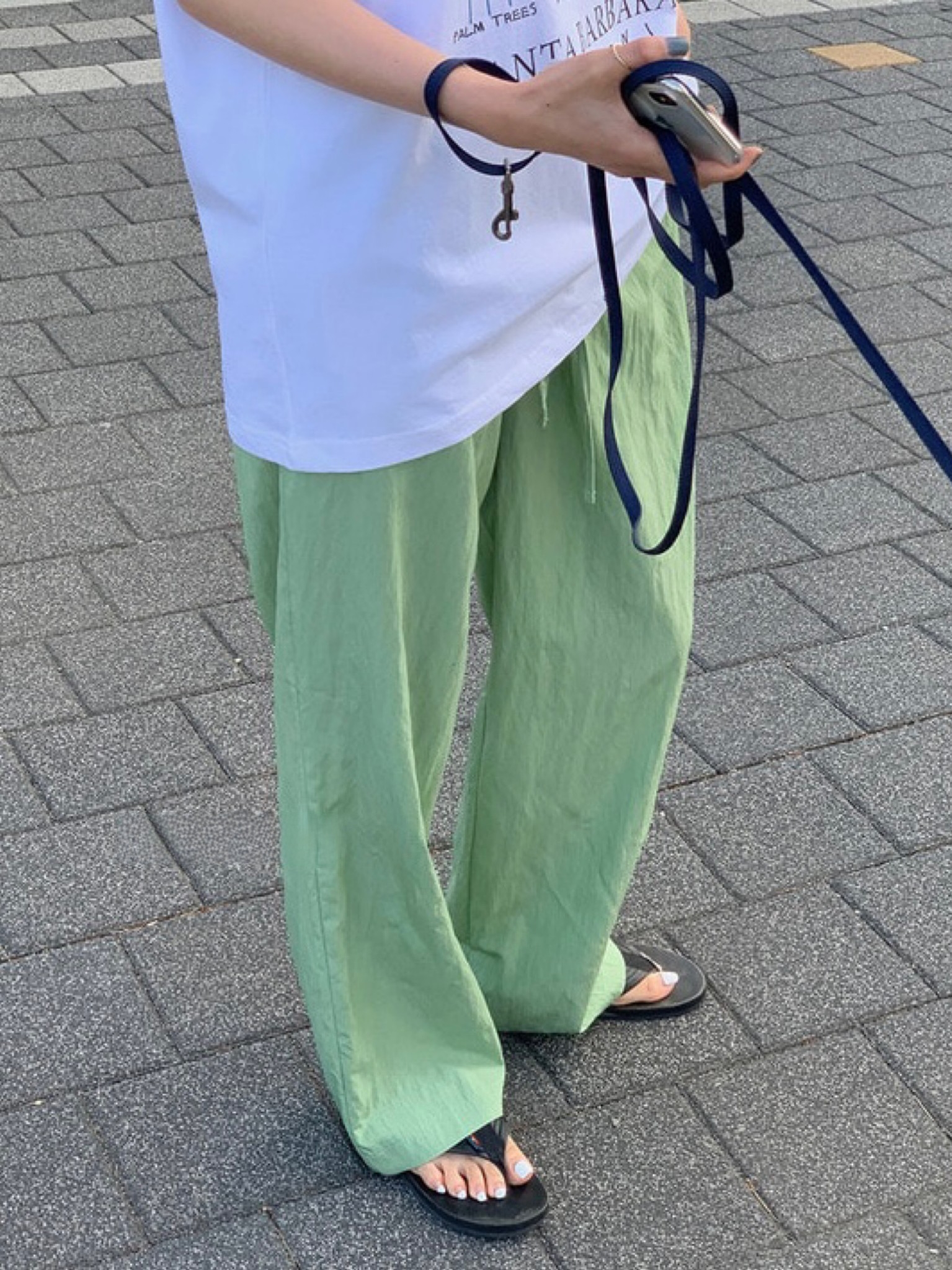 Korean Style Retro Cream Color Casual Pants - Unique Slimming Loose Lightweight Design for Versatile Everyday Wear Korean Style Retro Cream Color Casual Pants - Unique Slimming Loose Lightweight Design for Versatile Everyday Wear