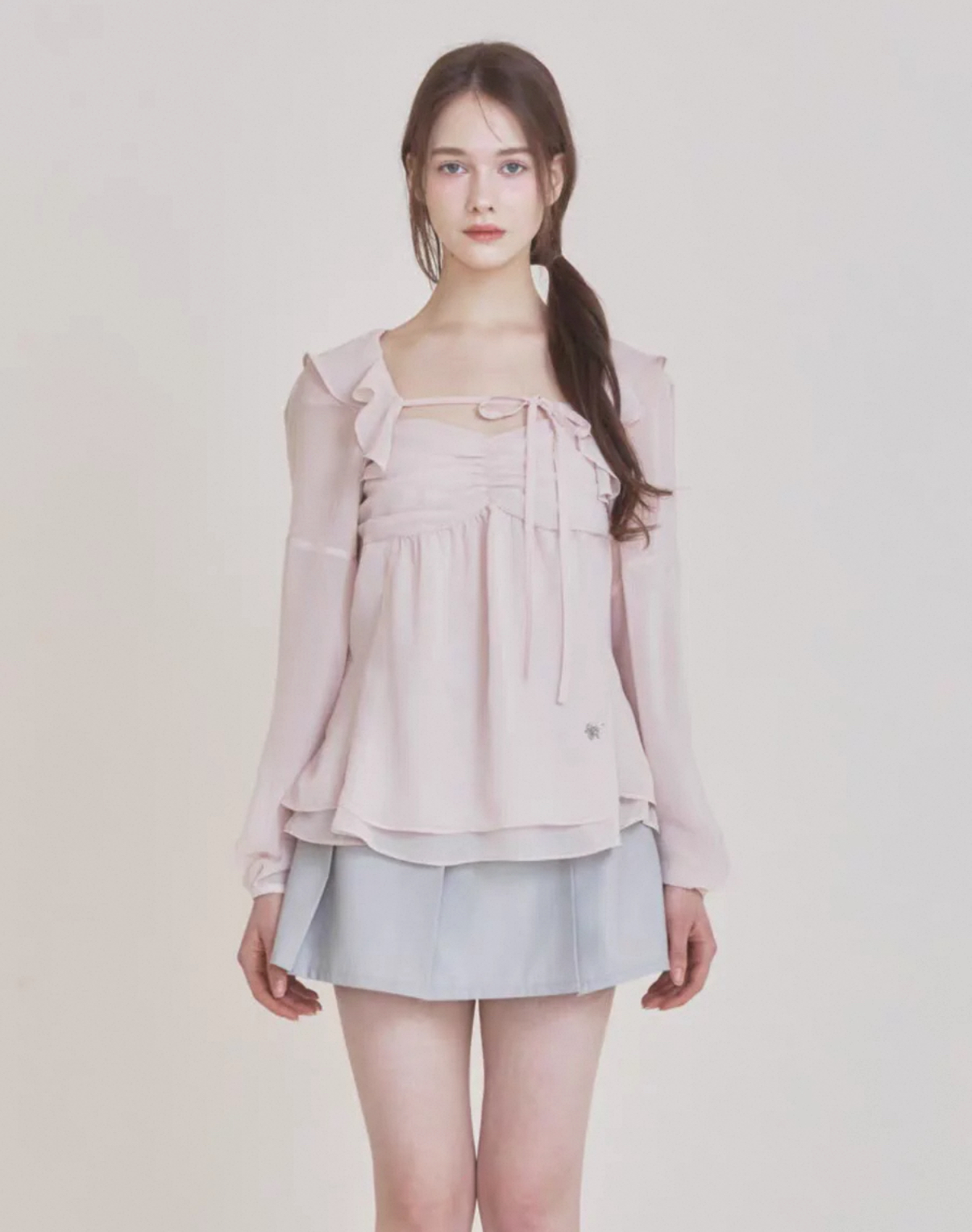 Korean Style Ruffled Strap Shawl Cardigan Set for Women - Blogger's Spring Summer Fashion Must-Have Korean Style Ruffled Strap Shawl Cardigan Set for Women - Blogger's Spring Summer Fashion Must-Have