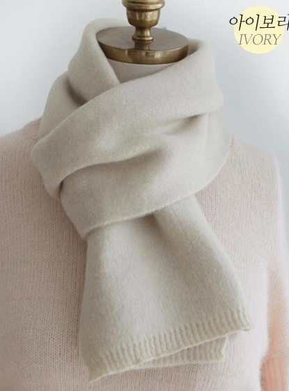 Korean Style Solid Color Small Scarf - Multiple Colors Available for Trendy 90s-Inspired Fashion Accessory Korean Style Solid Color Small Scarf - Multiple Colors Available for Trendy 90s-Inspired Fashion Accessory