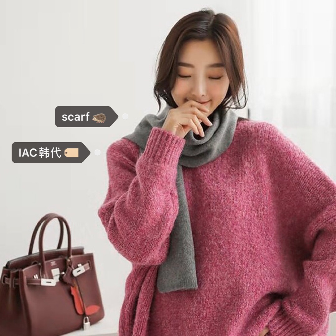 Korean Style Solid Color Small Scarf - Multiple Colors Available for Trendy 90s-Inspired Fashion Accessory Korean Style Solid Color Small Scarf - Multiple Colors Available for Trendy 90s-Inspired Fashion Accessory