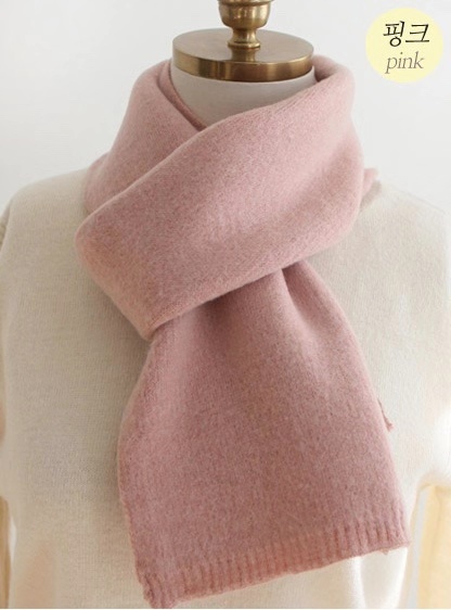 Korean Style Solid Color Small Scarf - Multiple Colors Available for Trendy 90s-Inspired Fashion Accessory Korean Style Solid Color Small Scarf - Multiple Colors Available for Trendy 90s-Inspired Fashion Accessory