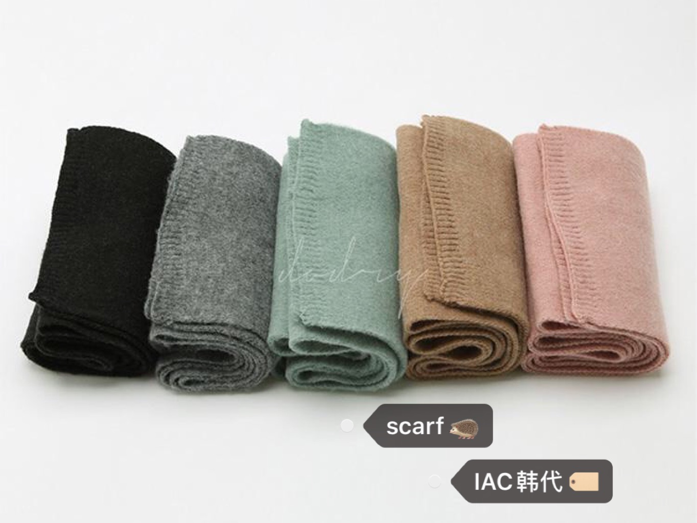 Korean Style Solid Color Small Scarf - Multiple Colors Available for Trendy 90s-Inspired Fashion Accessory Korean Style Solid Color Small Scarf - Multiple Colors Available for Trendy 90s-Inspired Fashion Accessory