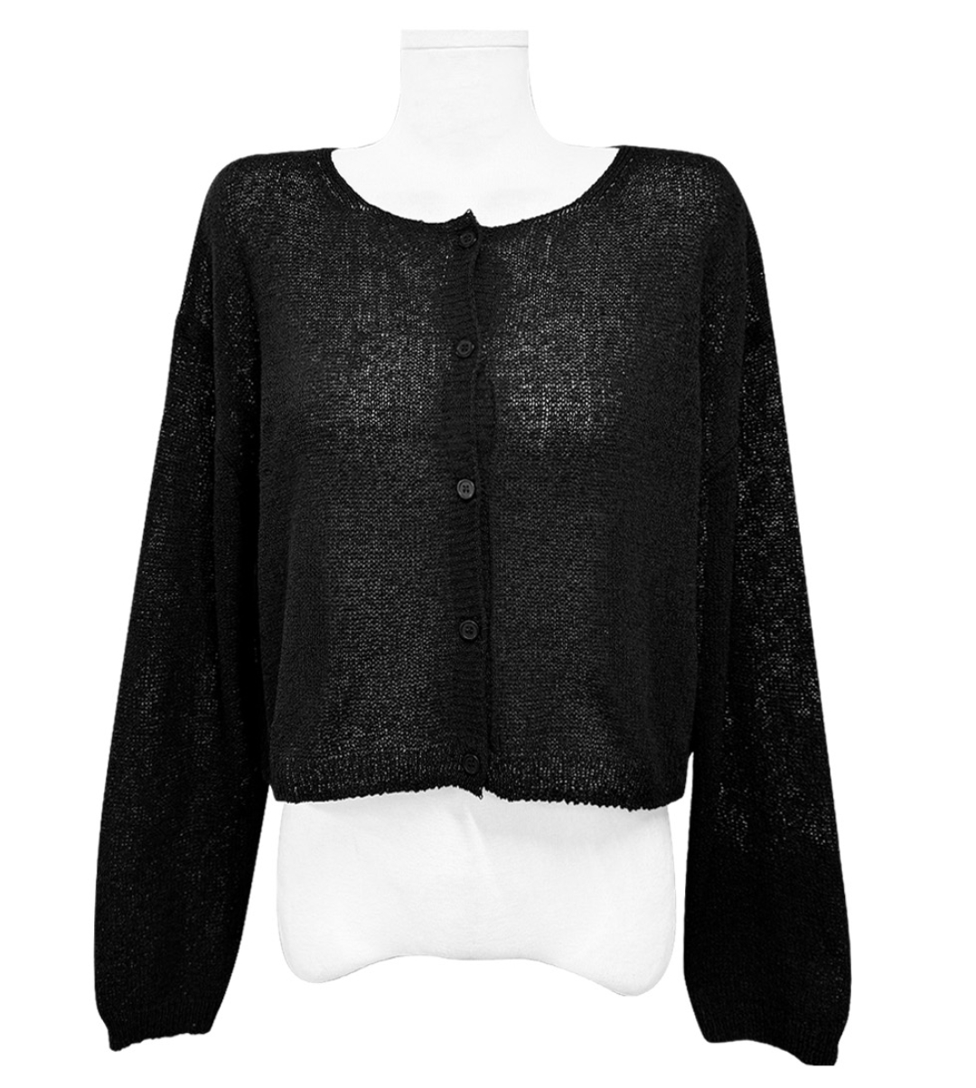 Korean-Style Summer Hollow Lace Collar Knitted Camisole Casual Sun Protection Cardigan for Women Korean-Style Summer Hollow Lace Collar Knitted Camisole Casual Sun Protection Cardigan for Women