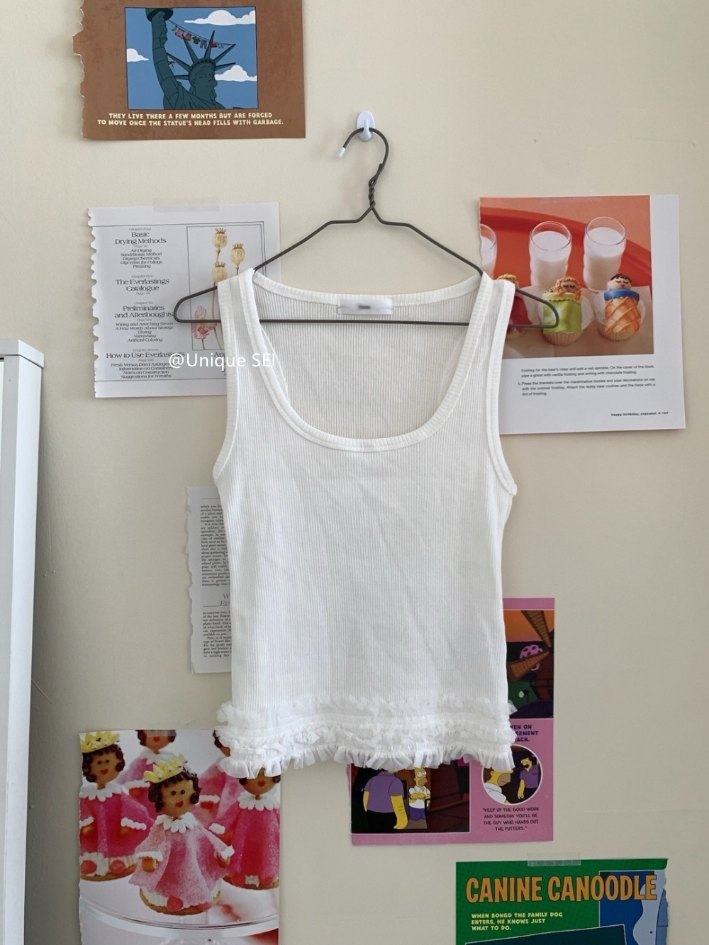 Korean Style Summer Lace Trim Slim-Fit Ribbed Camisole Top - Unique Spliced Design for Effortless Chic