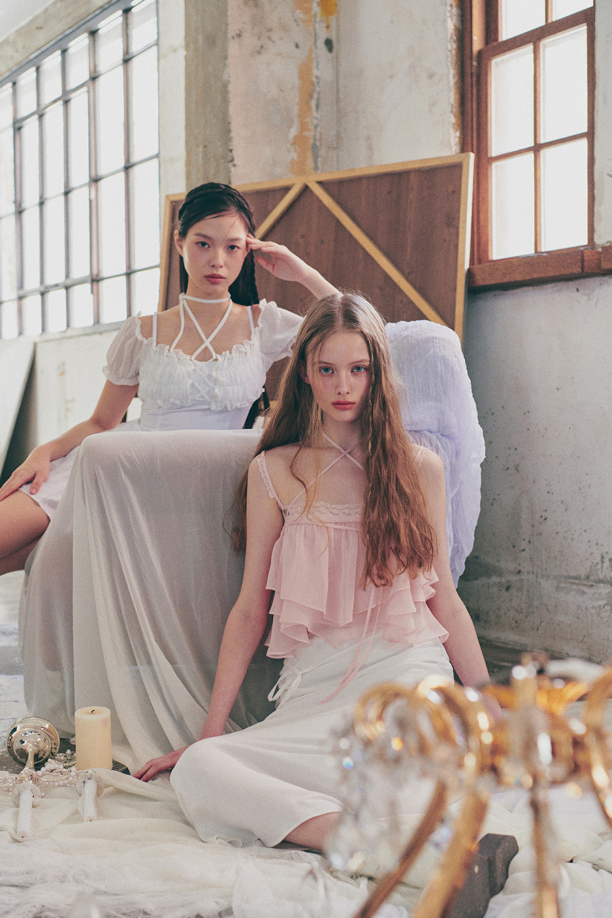 Lace Trim Ruffled Strap Camisole for Women - Summer Fashion, Korean Style, 90s Inspired Design Lace Trim Ruffled Strap Camisole for Women - Summer Fashion, Korean Style, 90s Inspired Design