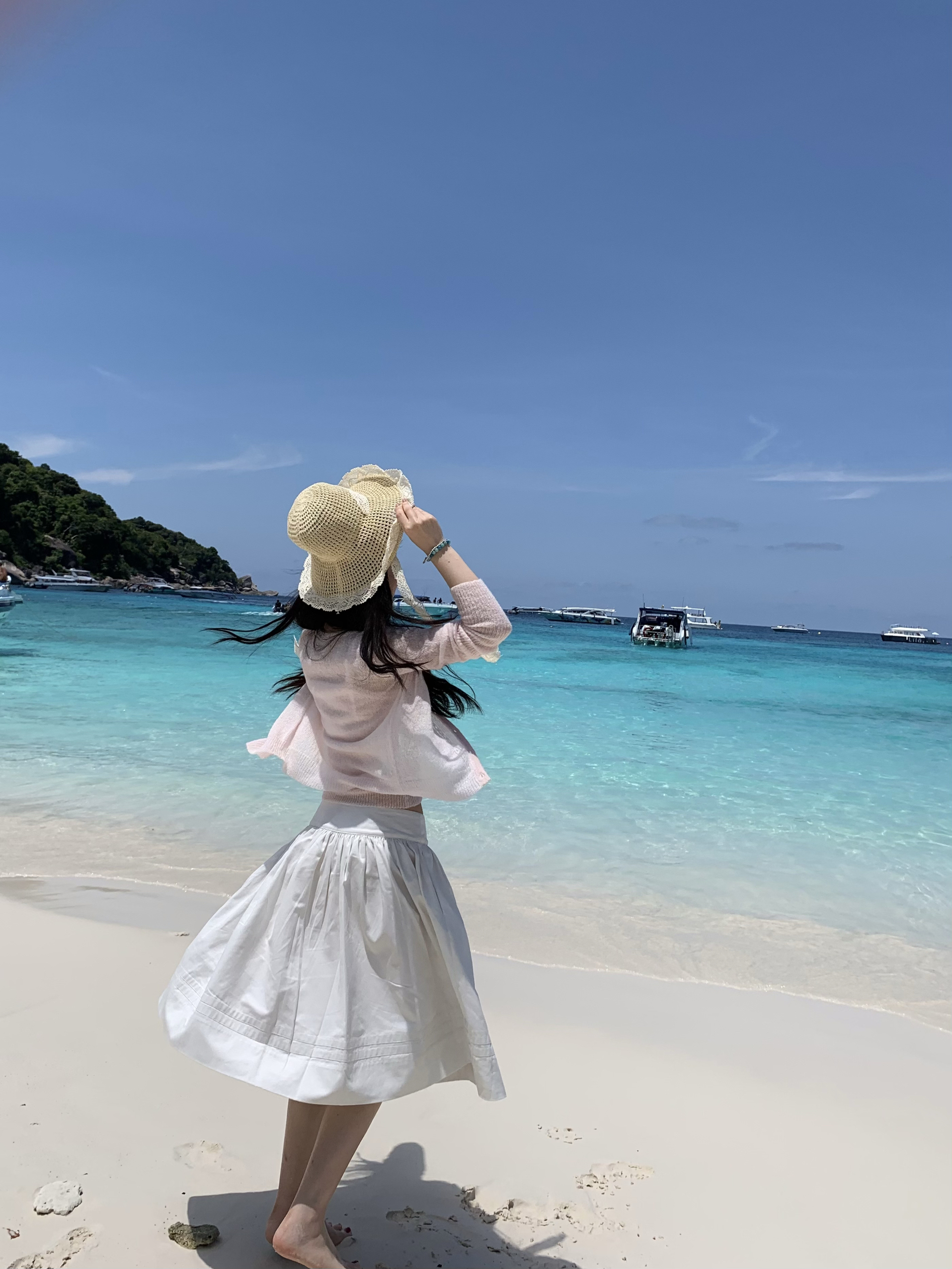 Lady Floral Bud Skirt with Starfish Scallop Buckle - Stiff Wide Hem for Versatile Salty or Sweet Style - Perfect for Y2K and Korean Fashion Lady Floral Bud Skirt with Starfish Scallop Buckle - Stiff Wide Hem for Versatile Salty or Sweet Style - Perfect for Y2K and Korean Fashion