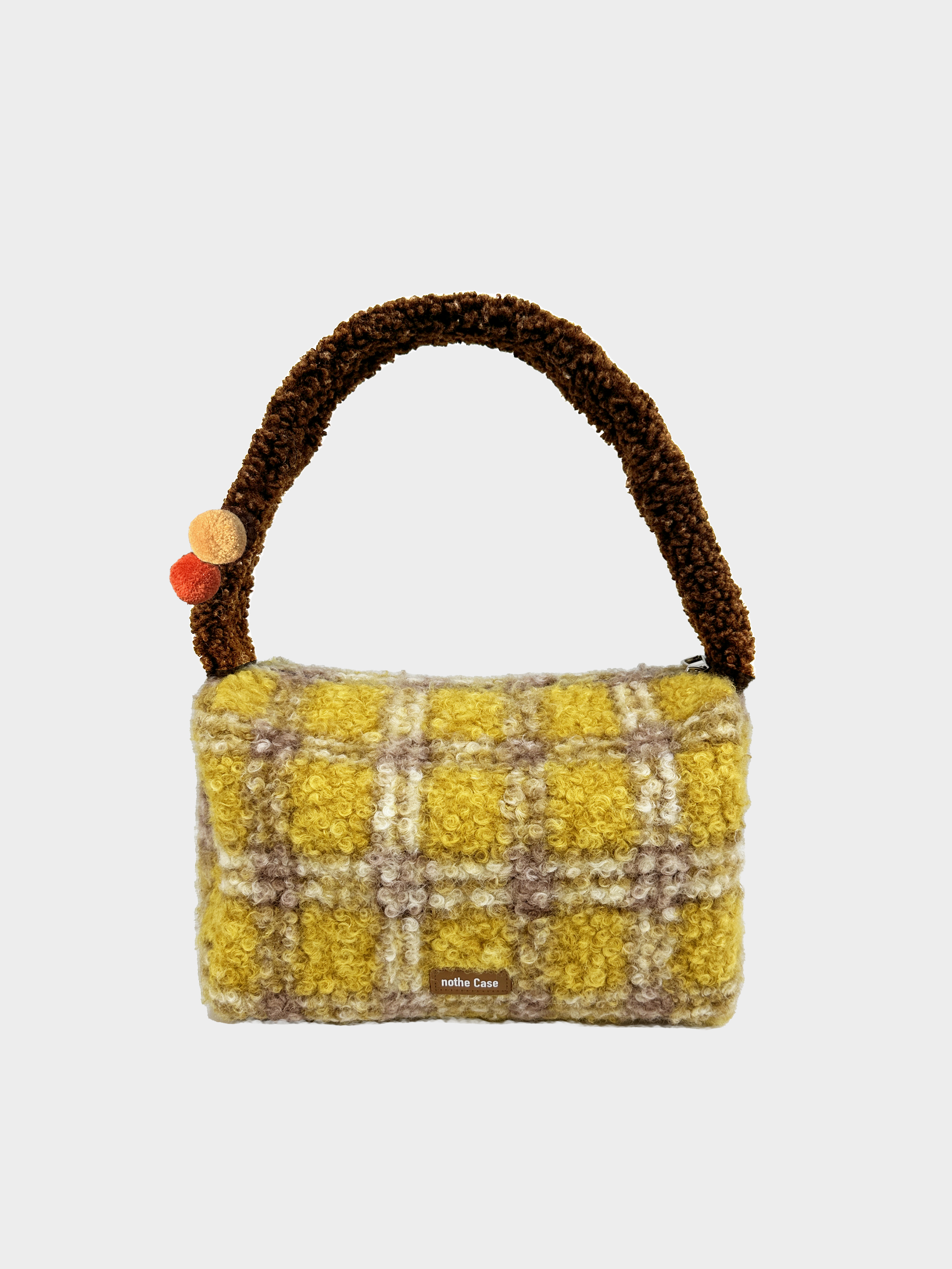Lamb Wool Large Capacity Versatile Shoulder Bag - Raw Toast Spring Autumn Niche Underarm Bag Lamb Wool Large Capacity Versatile Shoulder Bag - Raw Toast Spring Autumn Niche Underarm Bag