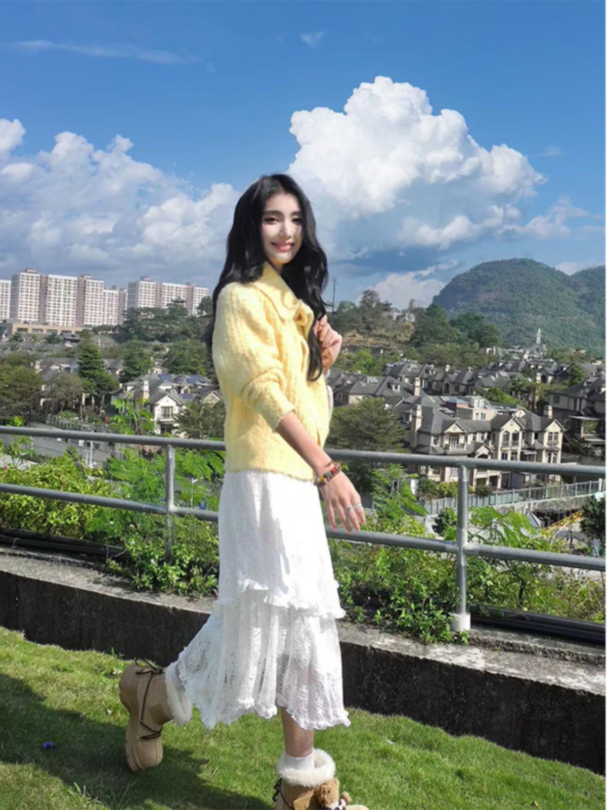 Lapel Knitted Cardigan - Fashionable Loose Sweater Coat with Lazy Design for Effortless 90s Style Lapel Knitted Cardigan - Fashionable Loose Sweater Coat with Lazy Design for Effortless 90s Style