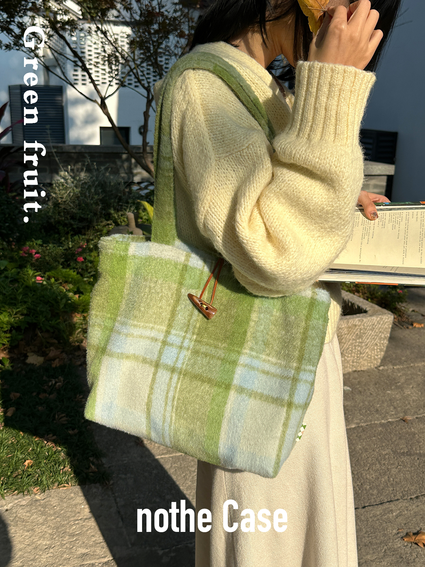 Large Capacity Wool Shoulder Tote Bag - Versatile Casual Fashion Bag for Everyday Use Large Capacity Wool Shoulder Tote Bag - Versatile Casual Fashion Bag for Everyday Use