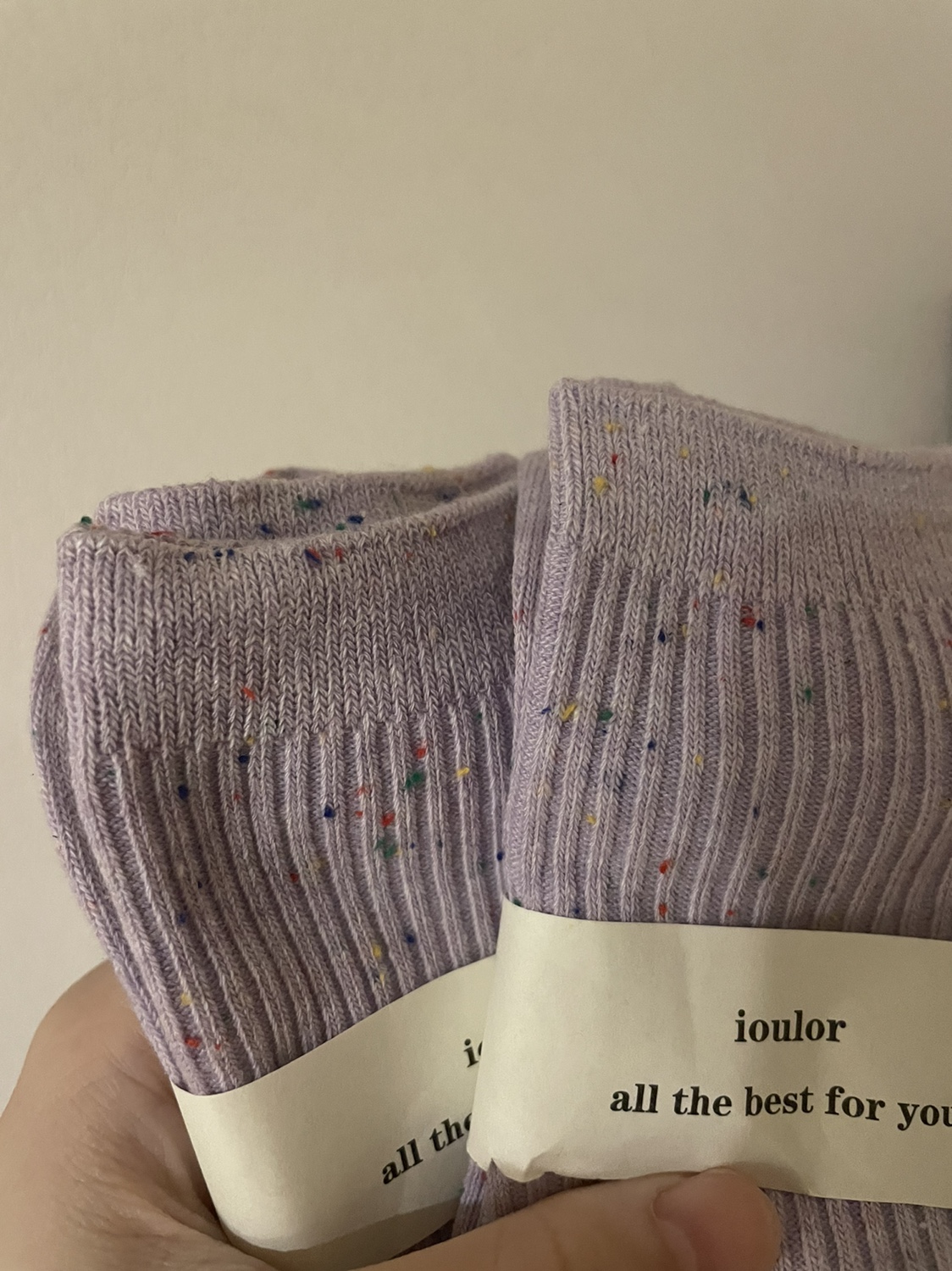 Lavender Cake Crumb Short Socks - Soft Texture, Trendy 90s Inspired Style Lavender Cake Crumb Short Socks - Soft Texture, Trendy 90s Inspired Style