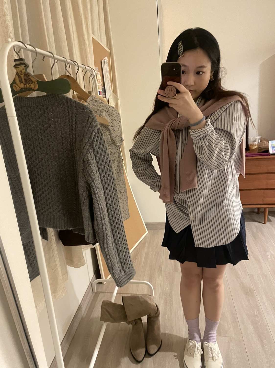 Lavender Cake Crumb Short Socks - Soft Texture, Trendy 90s Inspired Style Lavender Cake Crumb Short Socks - Soft Texture, Trendy 90s Inspired Style