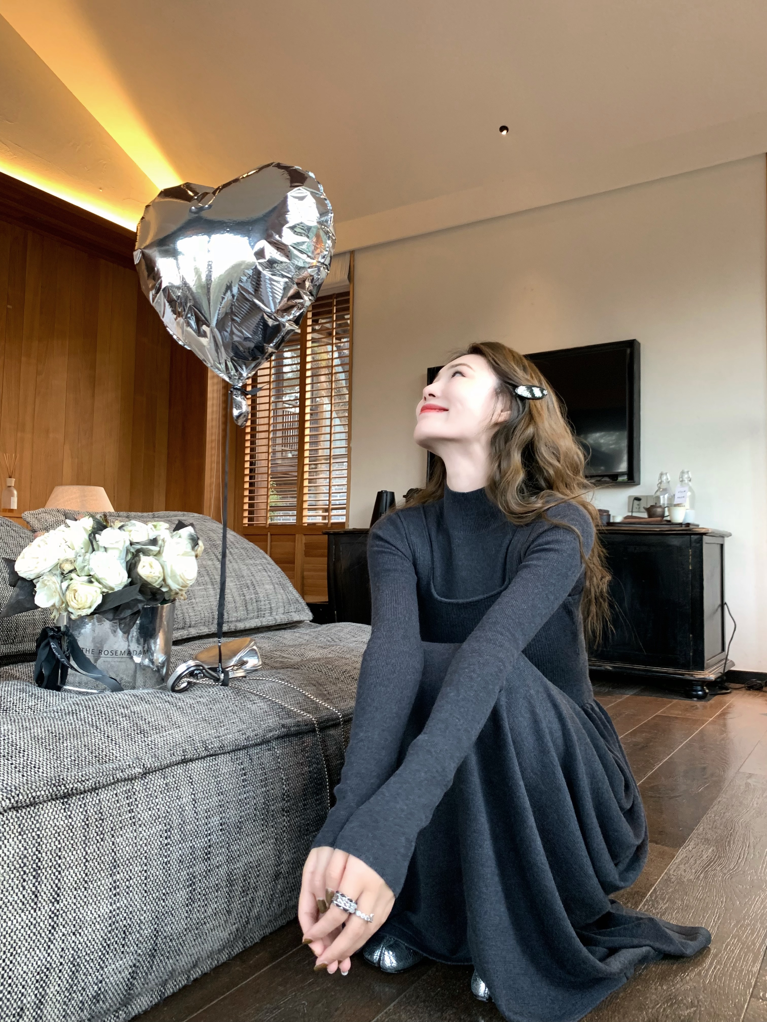 Layered Vest Sweater Dress with Inner Shirt Set for Women - Cute Art Student Style, Trendy 90s-Inspired Fashion Layered Vest Sweater Dress with Inner Shirt Set for Women - Cute Art Student Style, Trendy 90s-Inspired Fashion