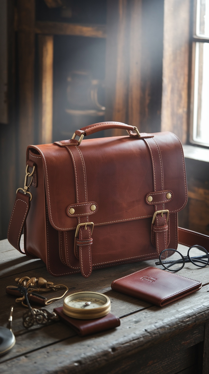 Essential Leather Bag Accessories for the Modern Woman outfit idea