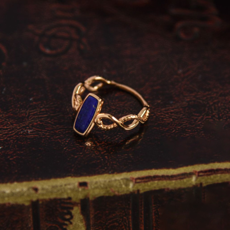 Light Luxury Adjustable Open Finger Gemstone Ring for Women - Fashionable 2025 Versatile Court Style Light Luxury Adjustable Open Finger Gemstone Ring for Women - Fashionable 2025 Versatile Court Style