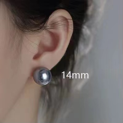 Light Luxury Fever Style Round Australian White Pearl S999 Needle Earrings - Elegant 90s-Inspired Fashion Jewelry for Every Occasion Light Luxury Fever Style Round Australian White Pearl S999 Needle Earrings - Elegant 90s-Inspired Fashion Jewelry for Every Occasion