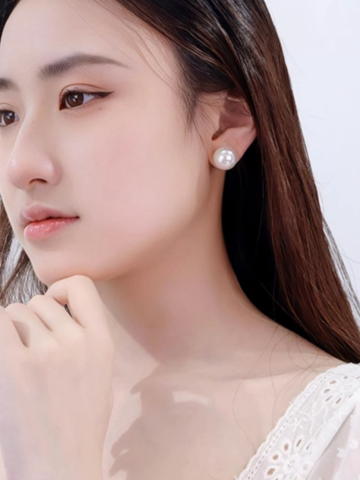 Light Luxury Fever Style Round Australian White Pearl S999 Needle Earrings - Elegant 90s-Inspired Fashion Jewelry for Every Occasion Light Luxury Fever Style Round Australian White Pearl S999 Needle Earrings - Elegant 90s-Inspired Fashion Jewelry for Every Occasion