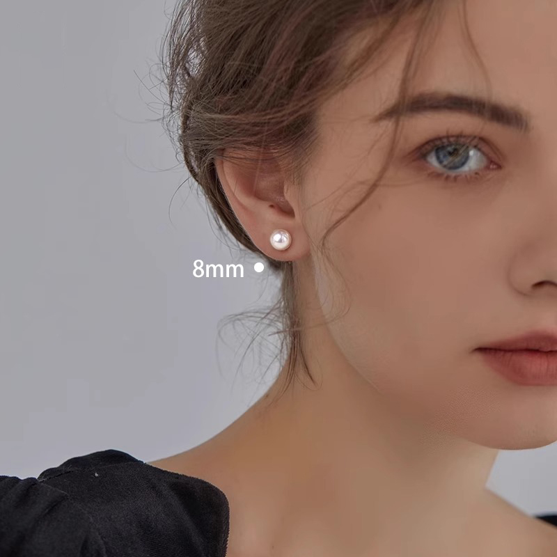 Light Luxury S925 Pure Silver Earrings - Niche French Style Accessories for 2025 Light Luxury S925 Pure Silver Earrings - Niche French Style Accessories for 2025