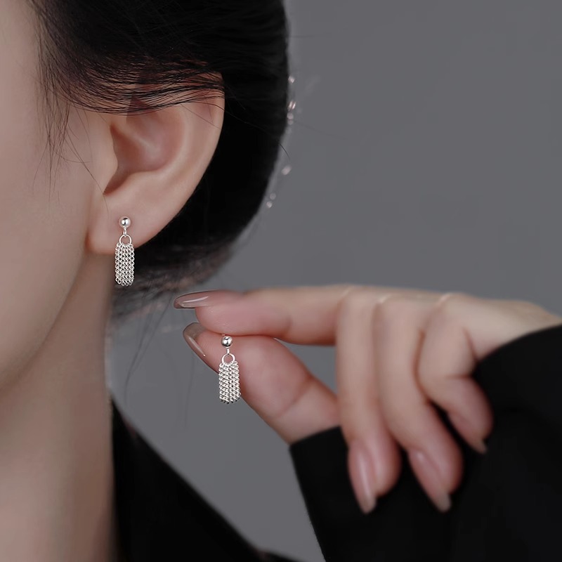 Light Luxury Women's Ear Studs - High-End Niche Earrings for Elegant Style