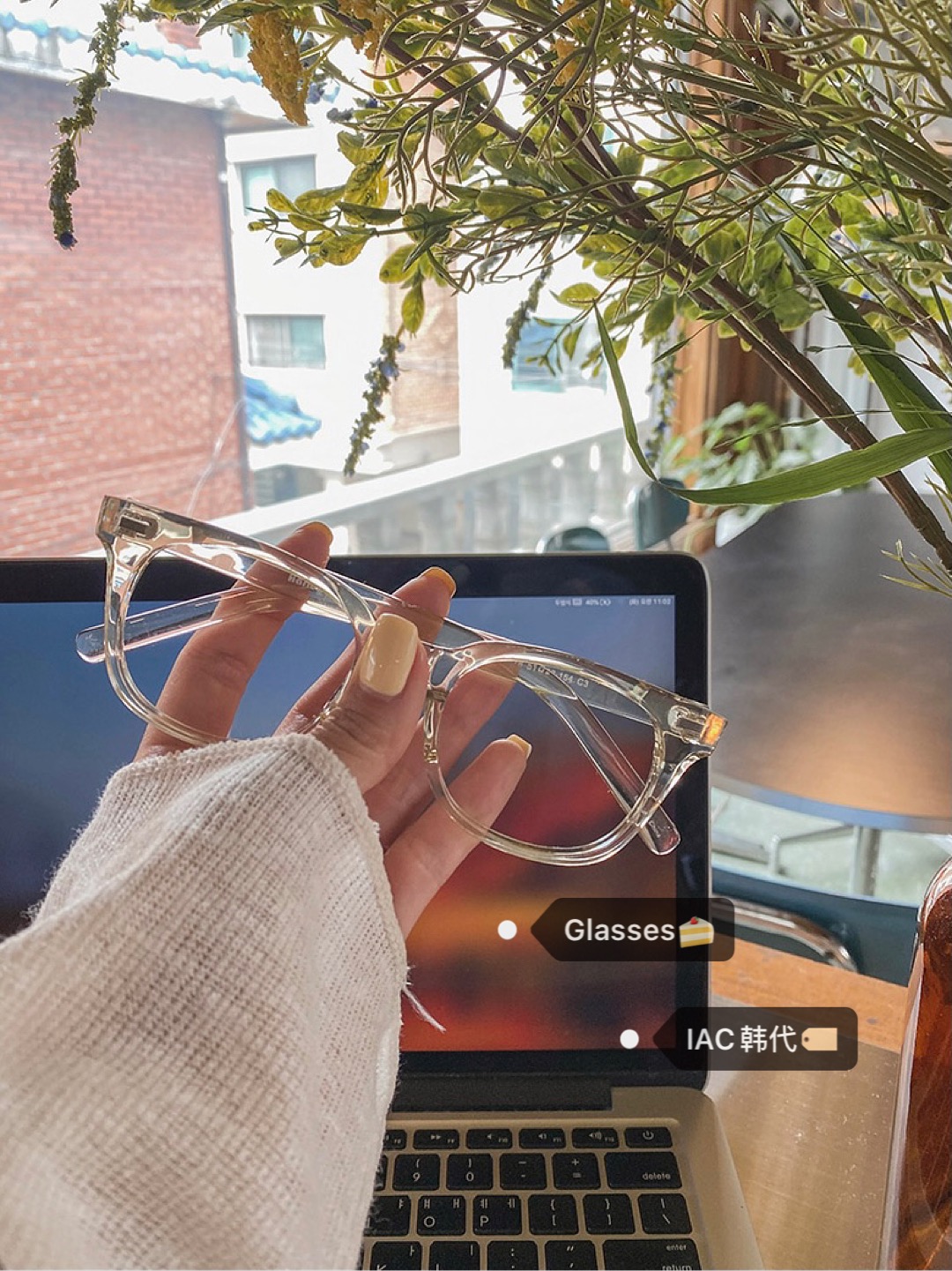 Light Yellow Clear White Tea Frame Glasses - Fashionable Korean Style Eyewear for Effortless Chic Looks Light Yellow Clear White Tea Frame Glasses - Fashionable Korean Style Eyewear for Effortless Chic Looks