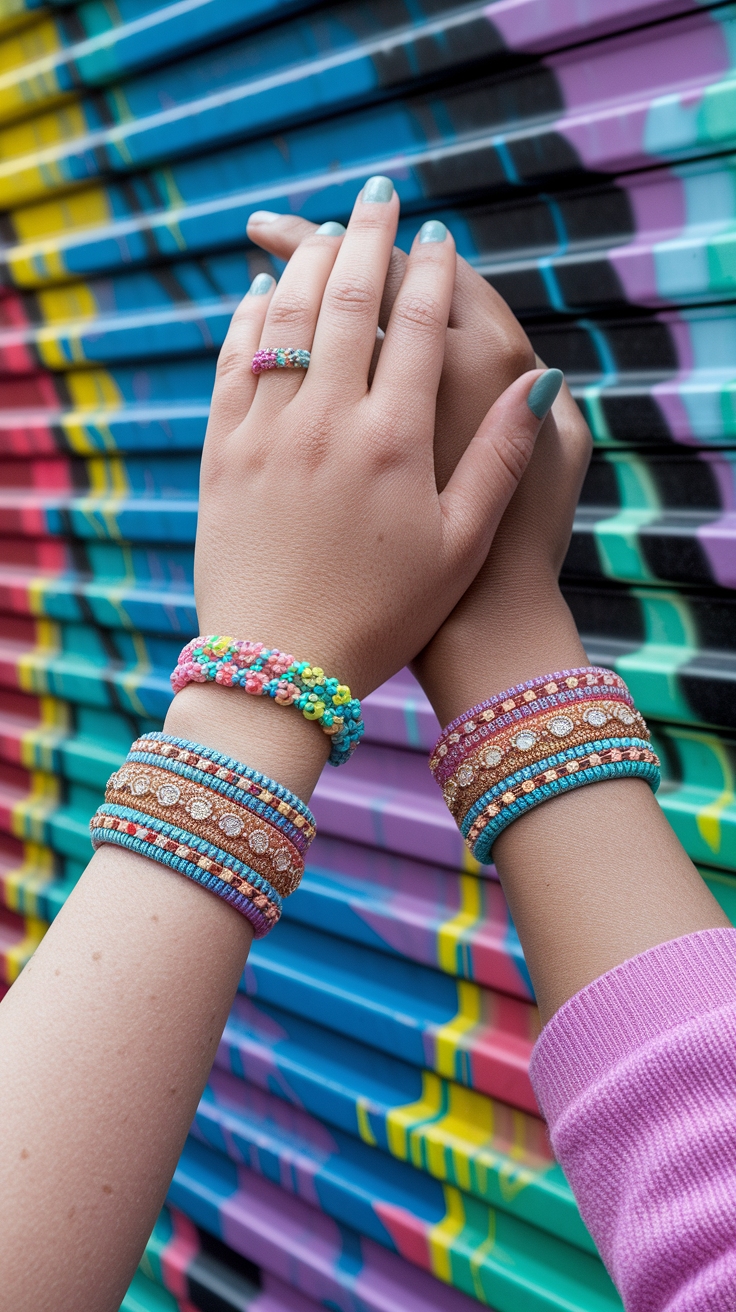 Lil Peep Lil Tracy Matching Bracelets: Trendy Accessories outfit idea