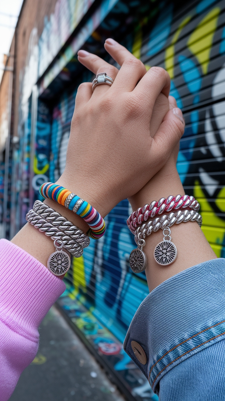 Lil Peep Matching Bracelets: A Tribute to Friendship outfit idea