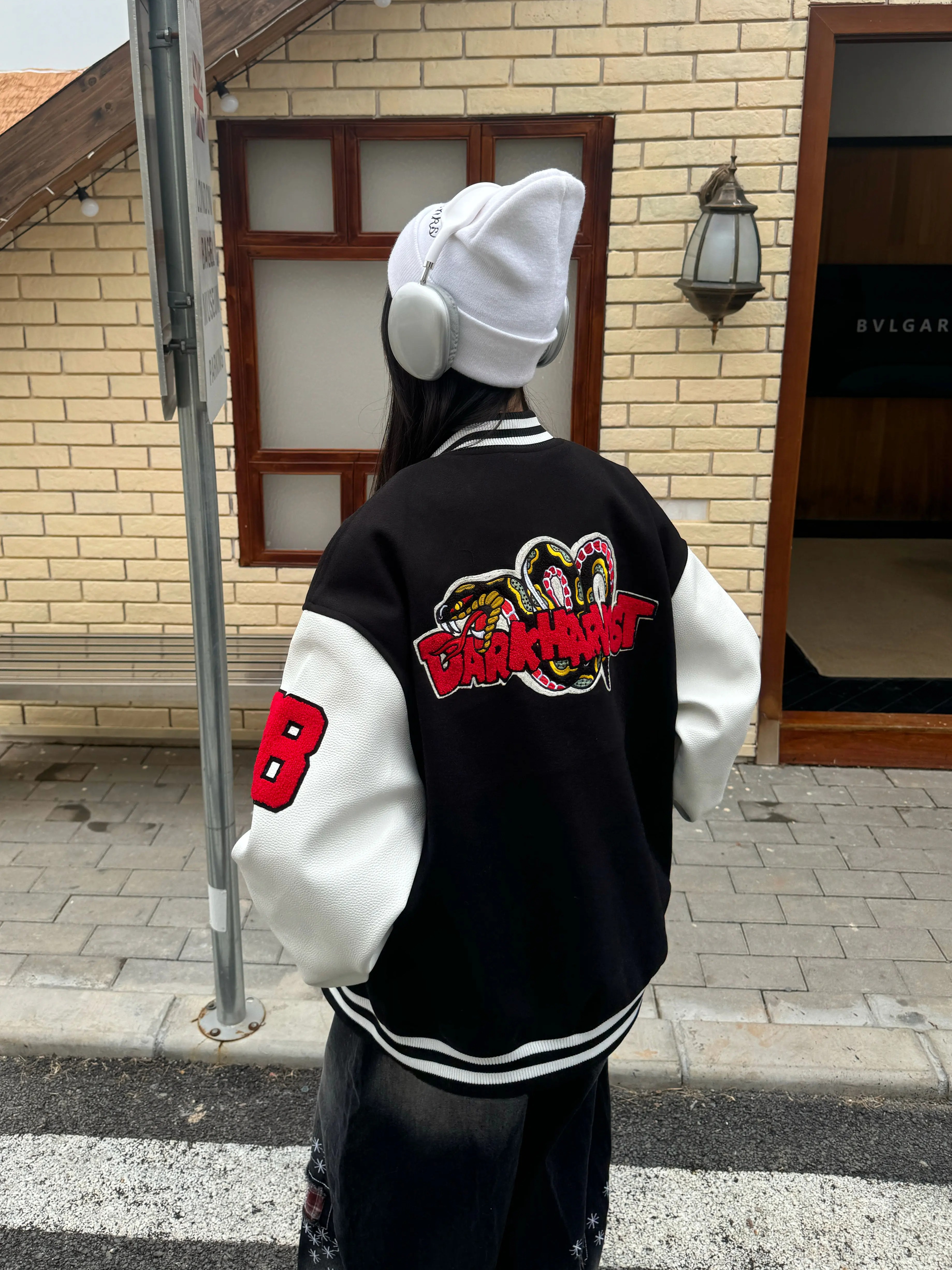 Limited Edition Velvet Embroidered Baseball Jacket for Couples - Loose Fit Red Coat, National Trend Spring Style for Year of the Snake Limited Edition Velvet Embroidered Baseball Jacket for Couples - Loose Fit Red Coat, National Trend Spring Style for Year of the Snake