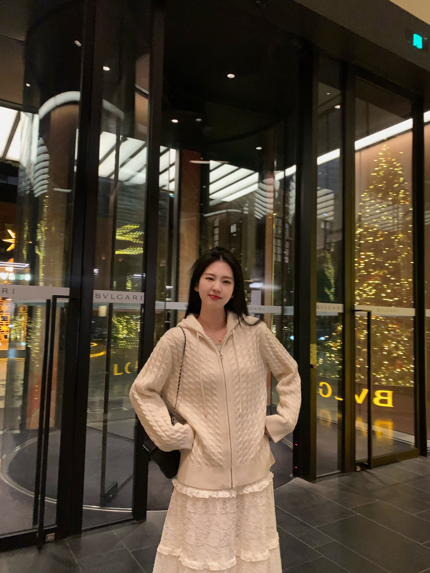 Little Jun Jun Britney Love Girl Cable Knit Hooded Cardigan - Simple Wool Knit Top for Casual Y2K Style Little Jun Jun Britney Love Girl Cable Knit Hooded Cardigan - Simple Wool Knit Top for Casual Y2K Style