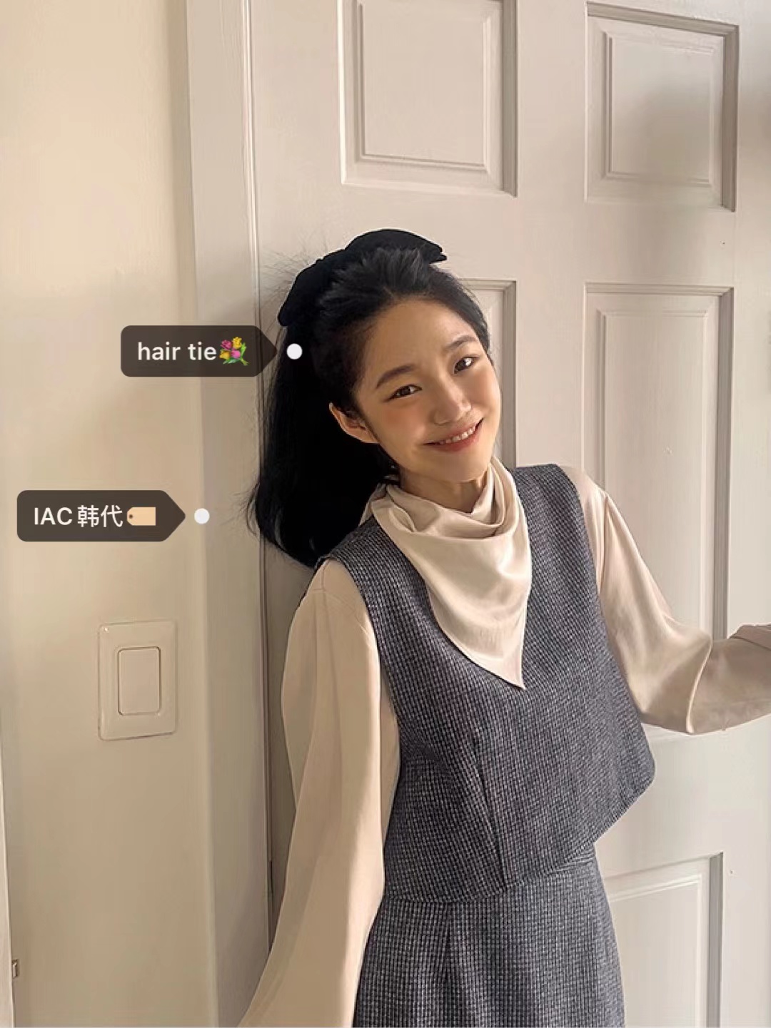 Little Witch Velvet Bow Ribbon Hairband for Top Bun Volume - Korean Style Hair Accessory Little Witch Velvet Bow Ribbon Hairband for Top Bun Volume - Korean Style Hair Accessory