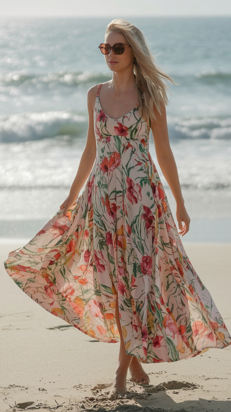 The Best Long Dresses for Effortless Festival Style outfit idea