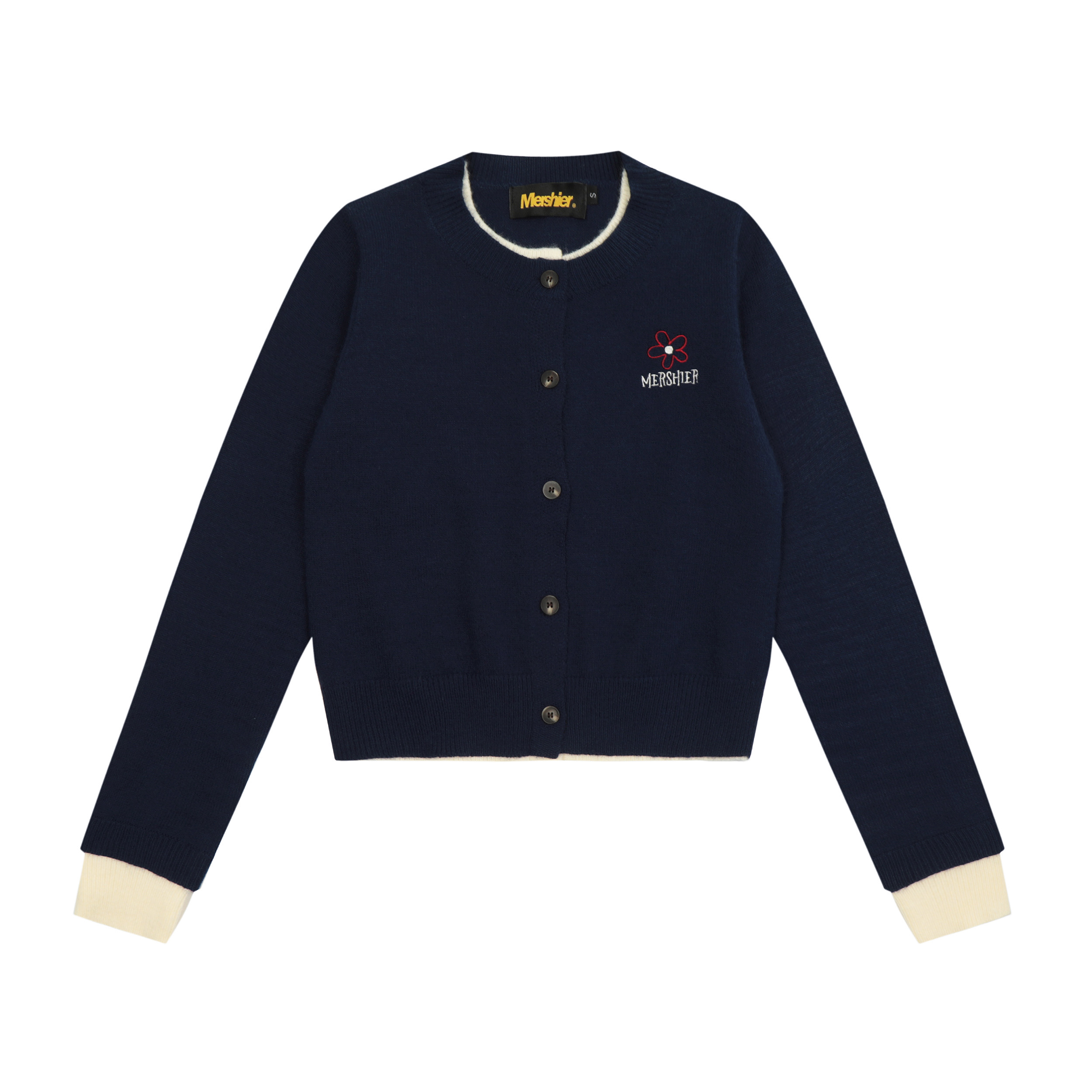 Loose Retro Color-Block Knitted Cardigan Jacket Top for Women - Embroidered Letter Design, Y2K Style, Cool & Trendy Layering Piece Loose Retro Color-Block Knitted Cardigan Jacket Top for Women - Embroidered Letter Design, Y2K Style, Cool & Trendy Layering Piece