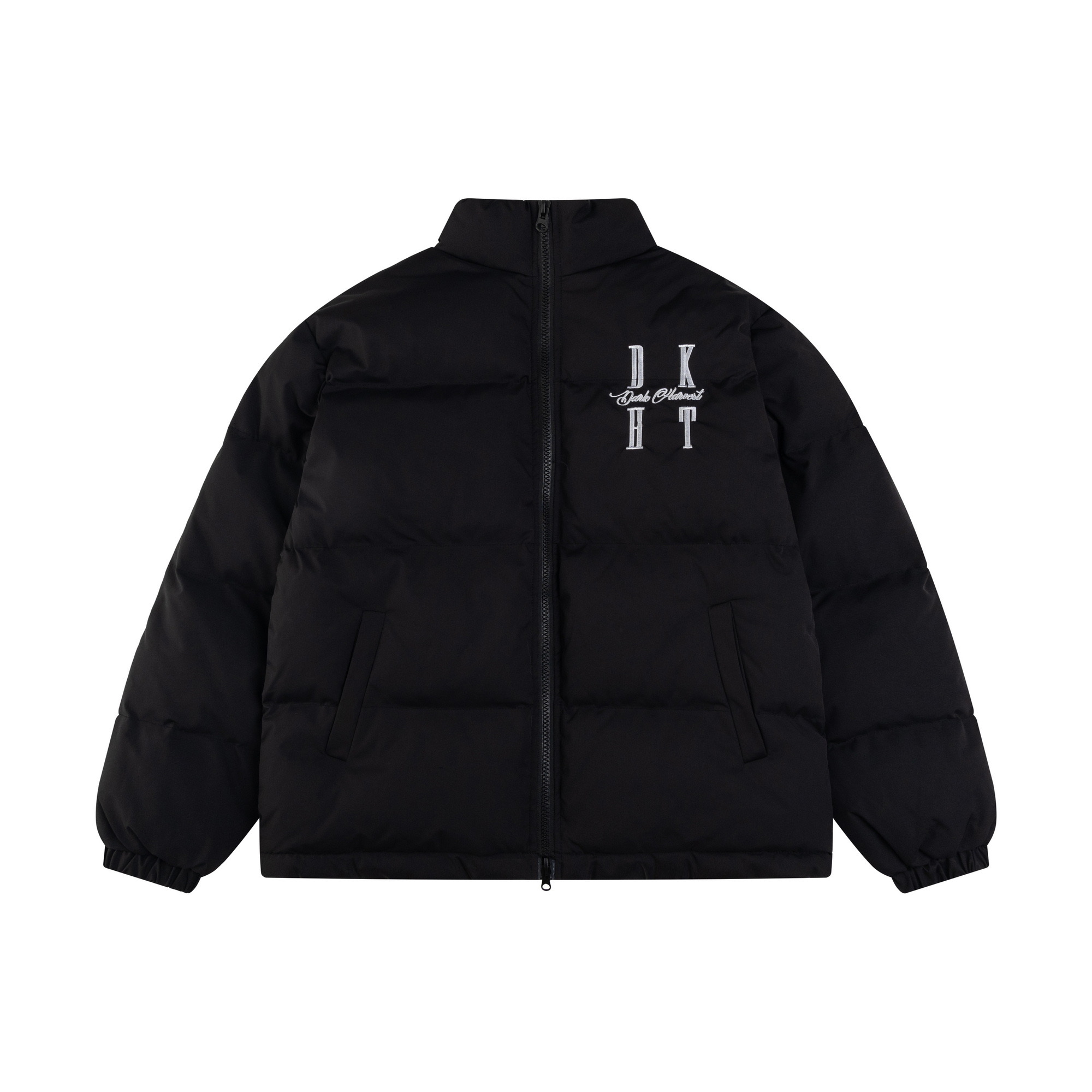 Loose Unisex Bread Jacket with Letter Embroidery â€“ Thick Cotton Winter Coat for Couples, National Trend Fashion Outerwear