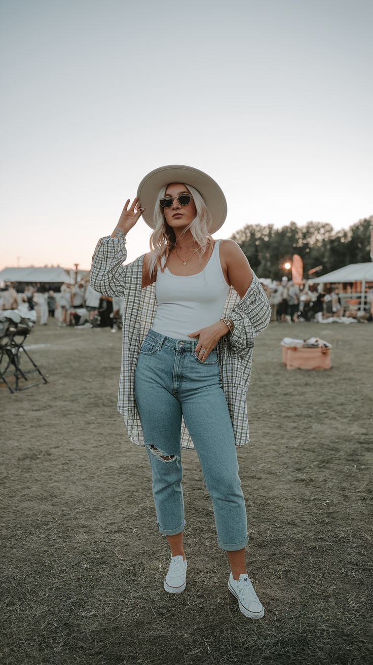 Stylish Low Key Festival Outfits to Rock This Season outfit idea