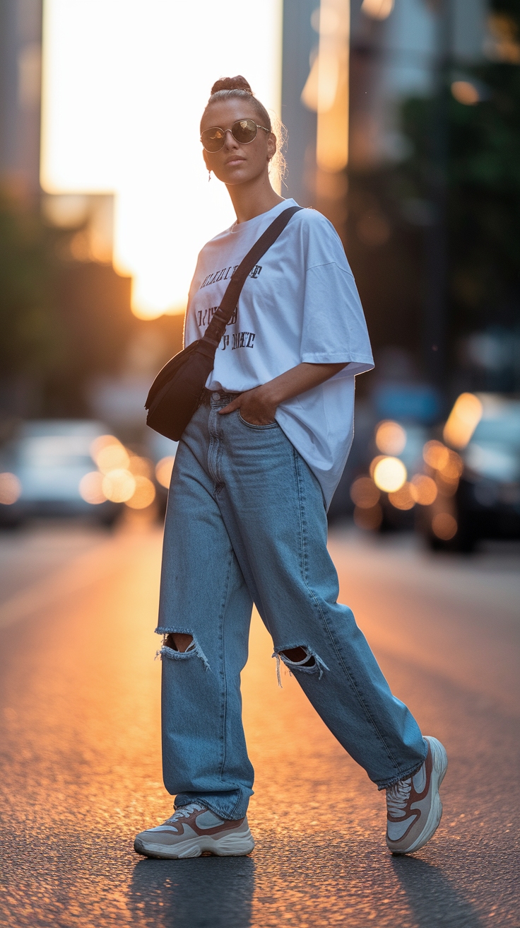 Lowrise Baggy Jeans: The Comeback of a Classic Style outfit idea