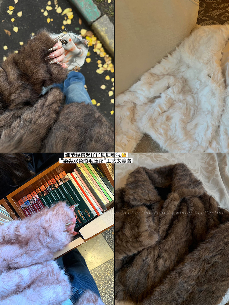 Luxury Little Girls' Faux Fur Short Coat - High-Quality Cotton-Padded Plush Winter Outerwear for Stylish Kids Luxury Little Girls' Faux Fur Short Coat - High-Quality Cotton-Padded Plush Winter Outerwear for Stylish Kids