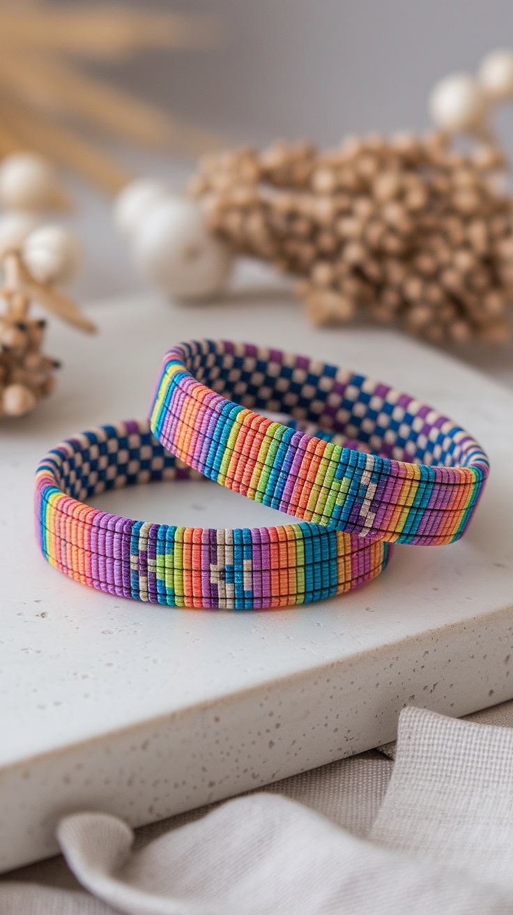 Matching Alpha Bracelets: Celebrate Your Friendship outfit idea