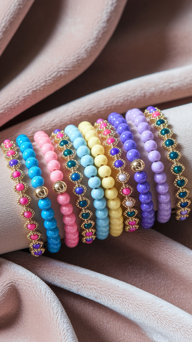 Matching Bead Bracelets: Colorful Connections You’ll Love outfit idea