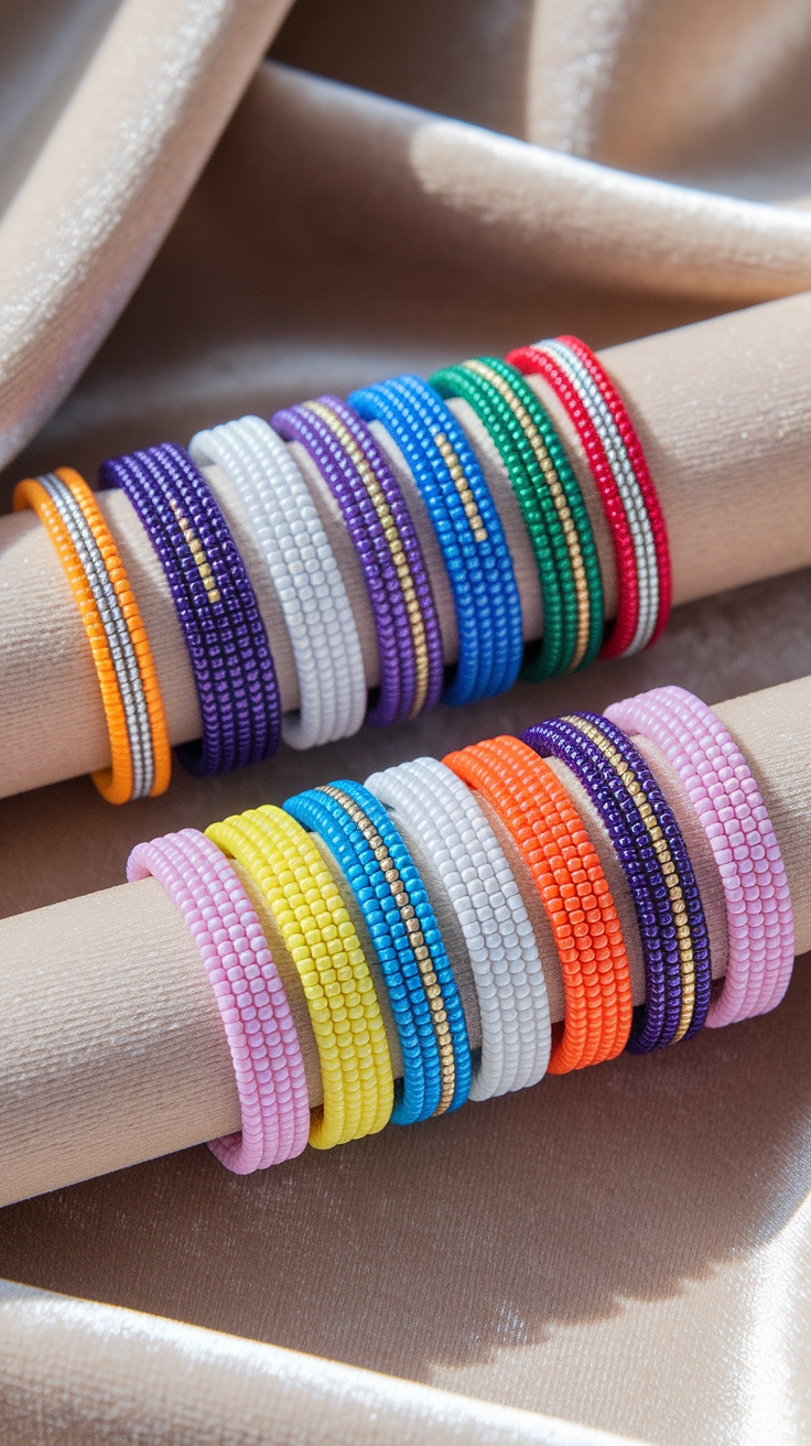 Charming Matching Seed Bead Bracelets for Your Collection outfit idea