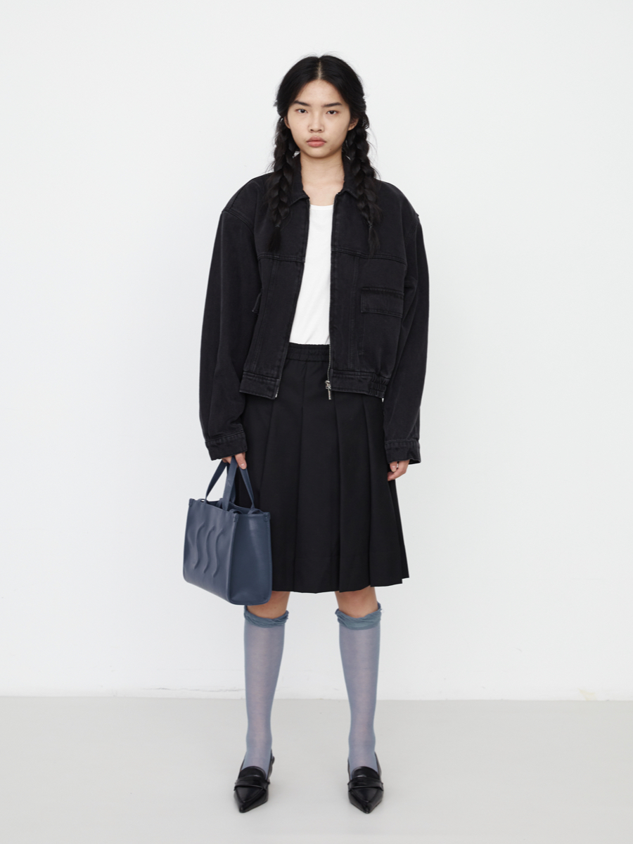 Medium Leather Shopping Tote Bag - Versatile Crossbody Shoulder Bag in 2 Colors - Chic Everyday Essential