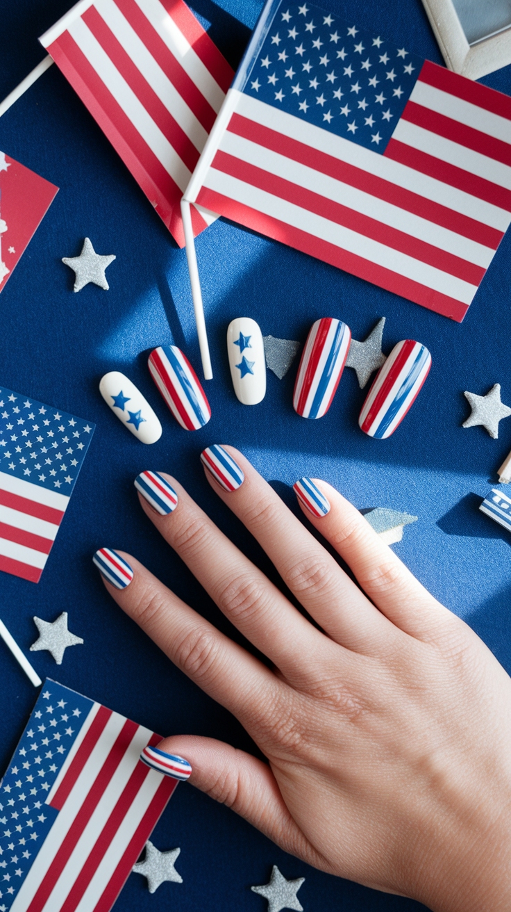 memorial day nail designs outfit idea