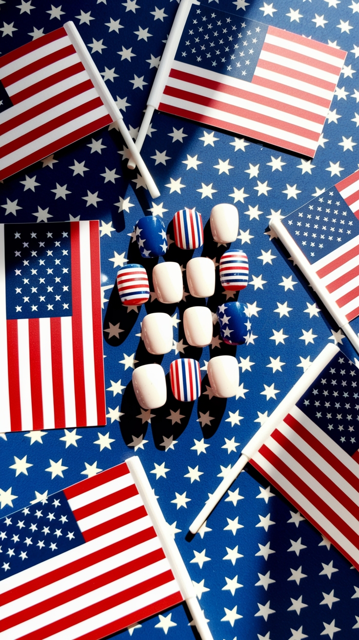 memorial day nail designs