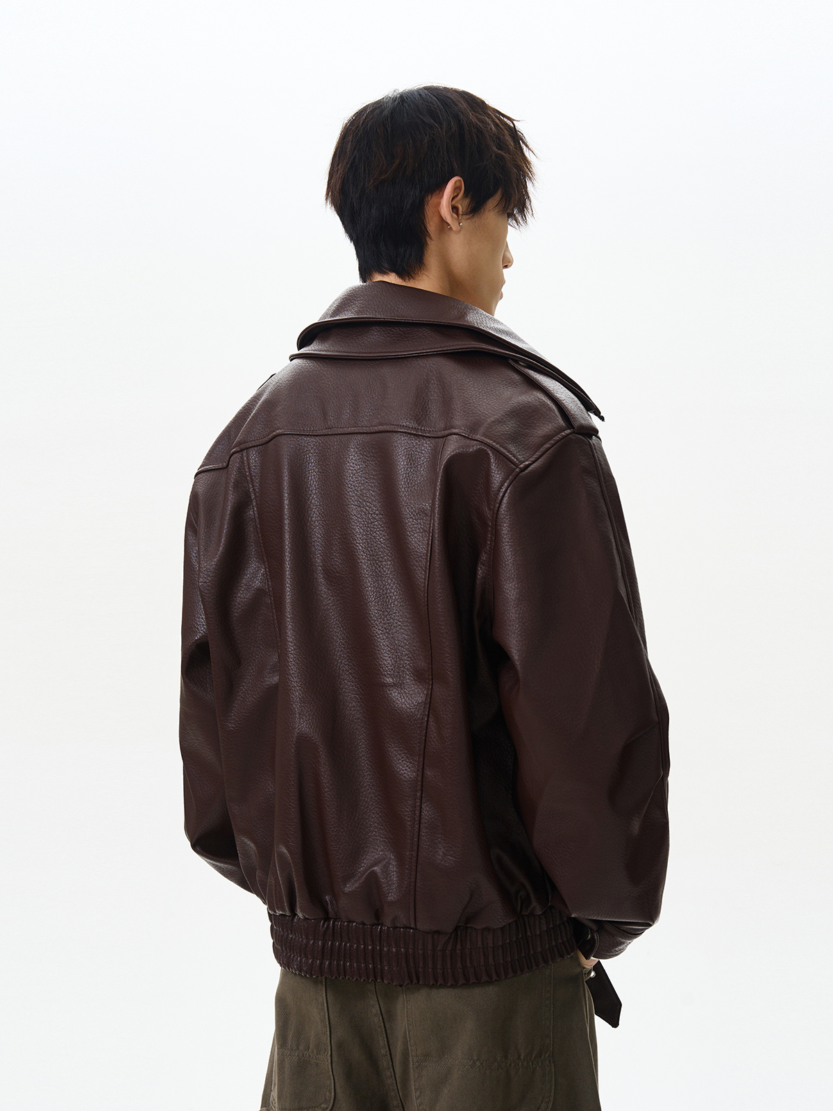 Men's American Retro Deconstructed PU Leather Jacket - Trendy High-End Outerwear for a Stylish Look Men's American Retro Deconstructed PU Leather Jacket - Trendy High-End Outerwear for a Stylish Look