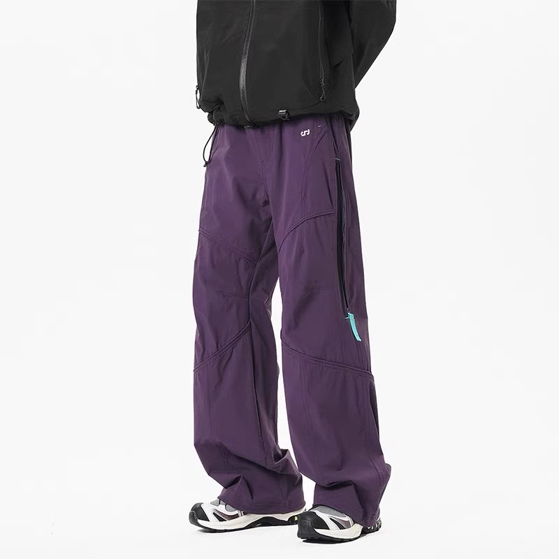 Men's American Style Cargo Pants - Summer Outdoor Functional Hiking Sports Pants for High Street Casual Wear