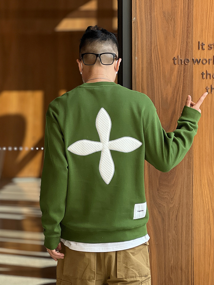 Men's Casual Round-Neck Sweatshirt, American Street Style Hip-Hop Pullover Hoodie for Spring and Autumn, Trendy Urban Wear Men's Casual Round-Neck Sweatshirt, American Street Style Hip-Hop Pullover Hoodie for Spring and Autumn, Trendy Urban Wear