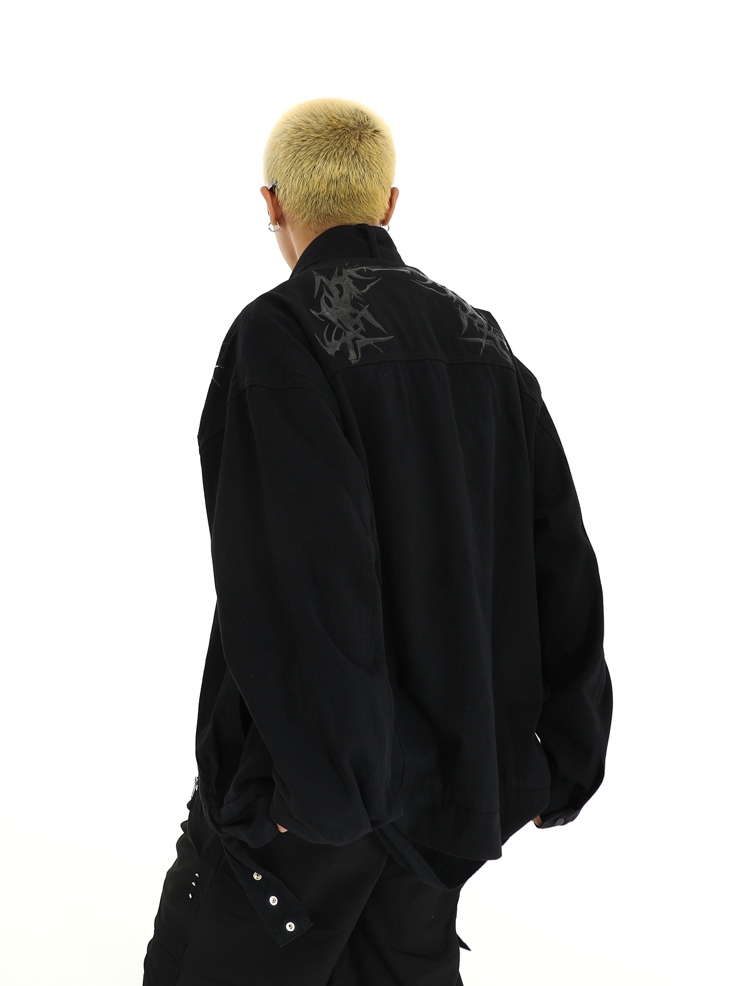 Men's Heavyweight American-Style Motorcycle Baseball Jacket - Casual Loose Fit Autumn Short Jacket for Couples Men's Heavyweight American-Style Motorcycle Baseball Jacket - Casual Loose Fit Autumn Short Jacket for Couples