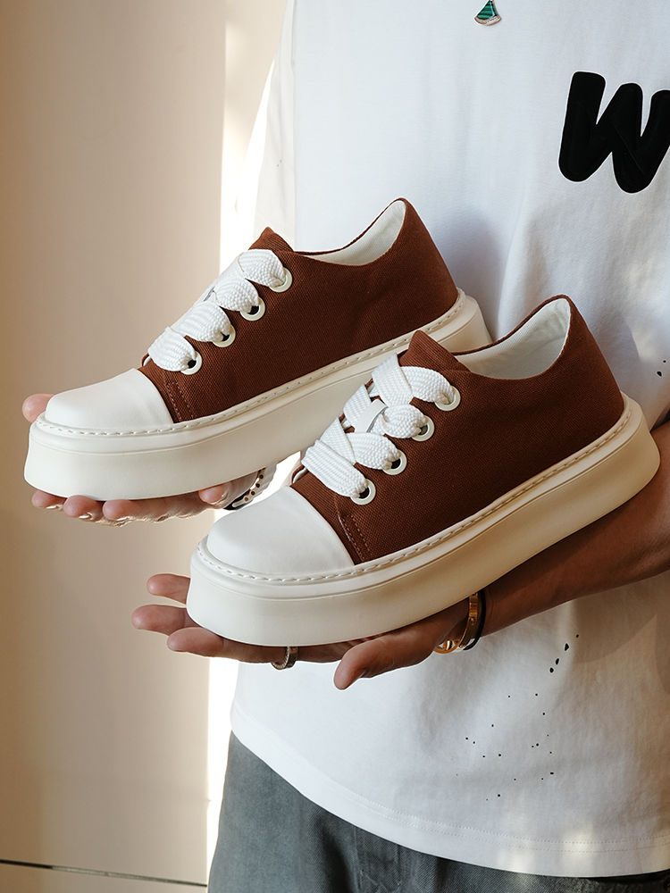 Men's Lightweight Lace-Up Canvas Shoes - Versatile Casual Footwear for Spring/Summer 2025 - College Style Soft Sole Men's Lightweight Lace-Up Canvas Shoes - Versatile Casual Footwear for Spring/Summer 2025 - College Style Soft Sole