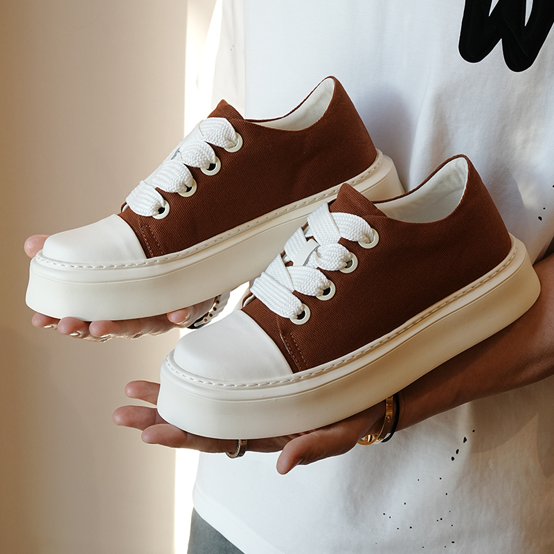 Men's Lightweight Lace-Up Canvas Shoes - Versatile Casual Footwear for Spring/Summer 2025 - College Style Soft Sole Men's Lightweight Lace-Up Canvas Shoes - Versatile Casual Footwear for Spring/Summer 2025 - College Style Soft Sole