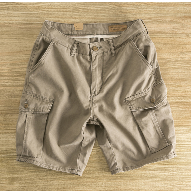 Men's Loose Retro Casual Work Shorts - Summer Versatile Five-Point Mid-Length Pants in Y2K Style
